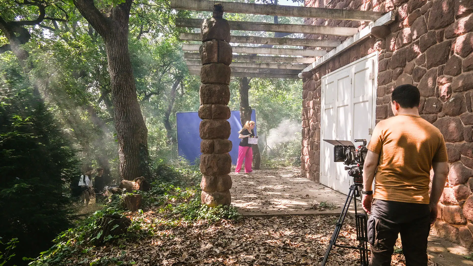 Behind the scenes